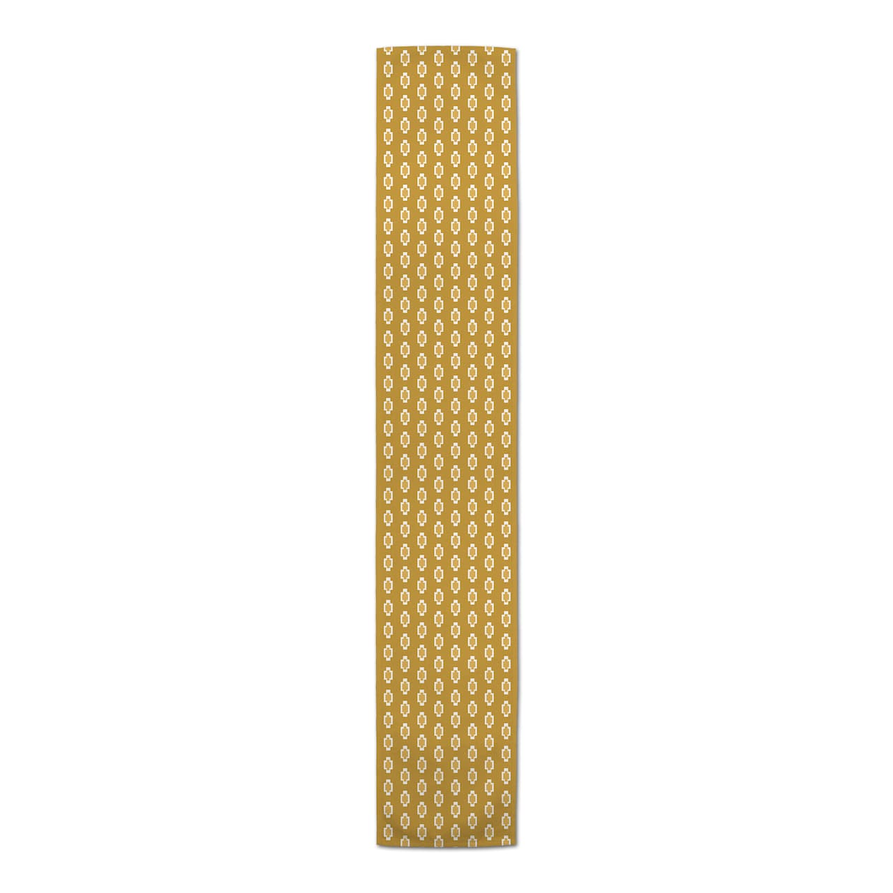 Yellow Tribal Pattern Indoor/Outdoor Table Runner